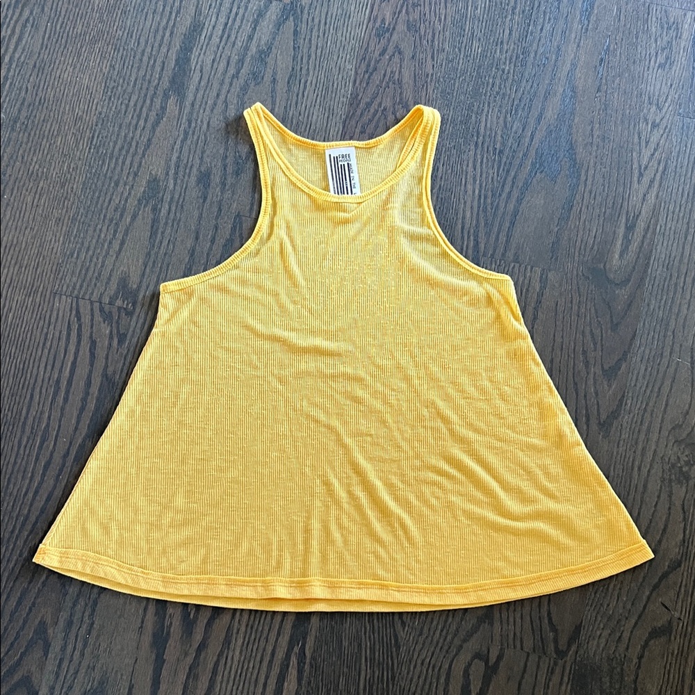 FreePeople | High-neck Ribbed Swing Racerback Tank